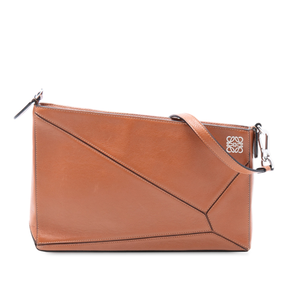 Pre-Loved LOEWE Leather Puzzle Clutch